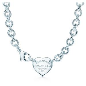 Authentic Tiffany & Co Heart Tag Choker